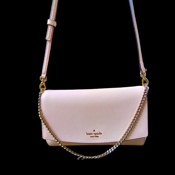 kate spade Handbags - Kate Spade Pink Dana Small Flap Crossbody Bag NWOT